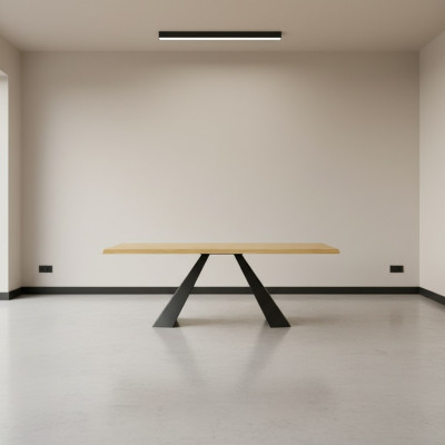 Iessdësch Holz Dëscher Wunn Iess Zëmmer Dësch Massivholz 240x100cm Iessdëscher Massiv