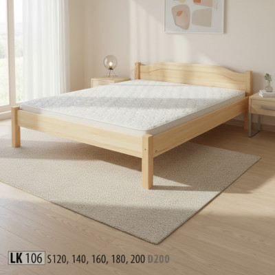Holzbett Echt Holz Bett Hotel 200x200 Stil Massiv Miwwelen Schlofkummer