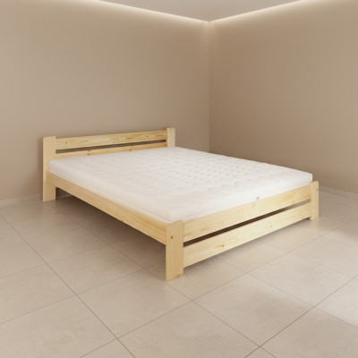Massivholz Bett 200x200 Duebelbett Kiefer massiv Echt Holzbett Vollholzbett Nei