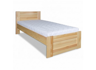 Bett Holz Massiiv Schlofzëmmer Better 100x200cm Eenzelbett Massivmiwwel Miwwelen