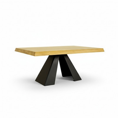 Design Couchdësch Wunnzëmmertisch Sofa Dësch Bäistelltisch Massiv Volholz Holz