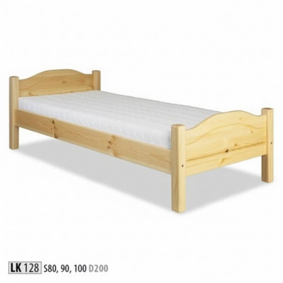 Eenelbett Jugendbett Kieferbett Kiefer Massivholz Holzbett 100x200 Handaarbecht Neie