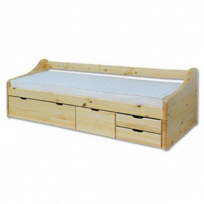Holzbett Massivt Holz Bett Better Schlofzëmmer Hotel 90x200 Stil Massiv Miwwelen
