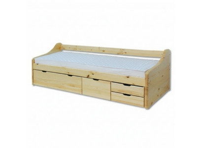 Holzbett Massivt Holz Bett Better Schlofzëmmer Hotel 90x200 Stil Massiv Miwwelen