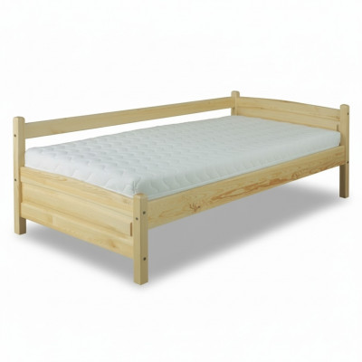 Massivholzbett Kiefer Holz Bettgestell 90x200 Vollholz Handaarbecht Neien Gästebett