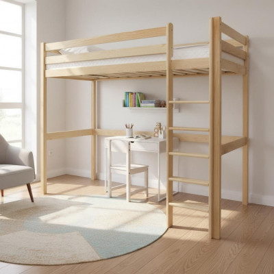 Kannerbett Kanneretagenbett Leeder Héichbett Miwwelen Holz Miwwelen Etagenbett Vollholz