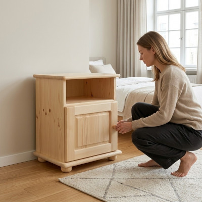 Nuetsdëscher Konsolen massiv Nuetsdësch Holz Dësch Kommod Echt Holz Konsolen