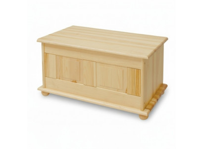 Deko Boîte Massivholz Miwwelen Holz Miwwelen Handaarbecht Këscht Truh Echt Holz 86x45cm