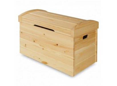 Deko Këscht Vollholz Miwwelen Holz Miwwelen Handaarbecht Këscht Truh Echtholz 90x55cm