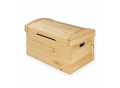 Deko Box Massivholzmöbel Holzmiwwelen Handaarbecht Këscht Truh Echt Holz 68x44cm