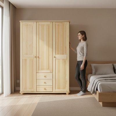 Kleeder Schaf Design Kleederschief aus Massiv Holz Massiv Möbel Schief Nei