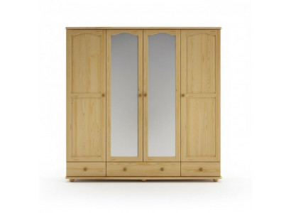 Garderob Schlofkummer Holz Schaf Voll Handaarbecht Vollholz Schaf 4dierg.