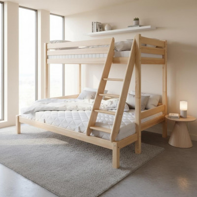 Etagestillt Stacked Stillt Kiefermassiv Vollholz Stillt Kannerbett Hochbett Stillt Neit