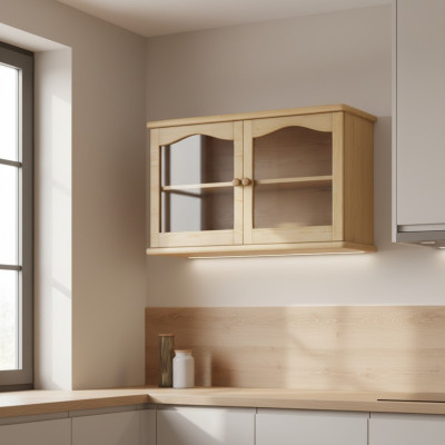 Mauerplaz Kichenaschaf Vollholz Miwwel Holz Miwwel Handaarbecht Schaf Buffet