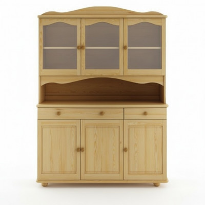 Buffet Anriichte Iesszëmmer Schaf Geschirrschaf Vollholz Schaf Holz Schief