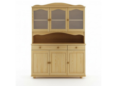 Buffet Anriichte Iesszëmmer Schaf Geschirrschaf Vollholz Schaf Holz Schief