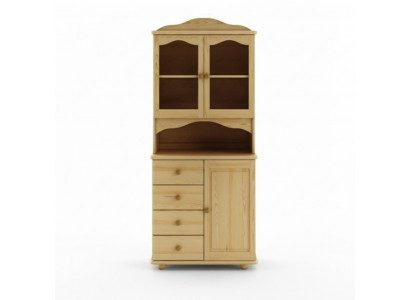 Kicheschaf Massivholz Buffet Schaf Anrichte Handaarbecht Massiv Miwwel Vitrinnen