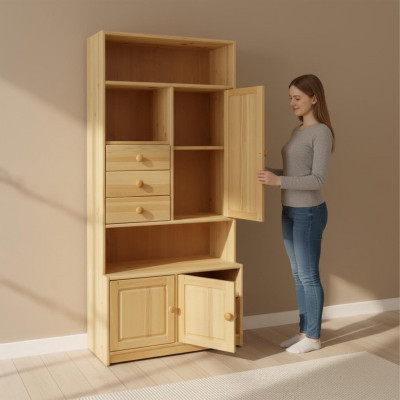 Massivholz Mauerfach Regaler Kicheschaf Schaf Vollholz Miwwel Holz Regal