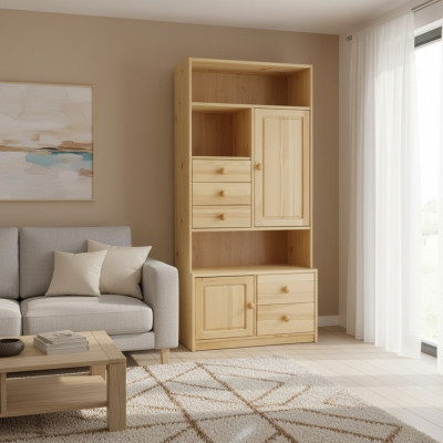 Massivholz Mauerfach Regaler Kicheschaf Schaf Vollholz Miwwel Holz Regal