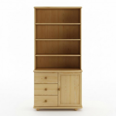 Echt Handaarbecht Massivholz Schaf Wand Schaf Schief Vitrin Héich Vitrinen
