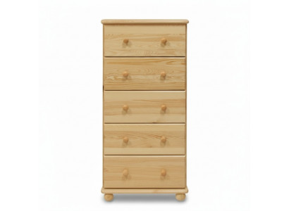 Kommod Héich Schaf Schief Echt Holz Kommod Vollholz Miwwel Massivholz Neij