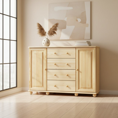 Massiv Kommode Sideboard Schaf Miwwele Kommoden Vollholz Schief Nue Anrichte