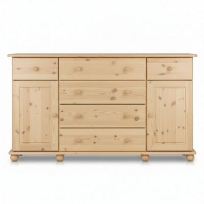 Design Kommode Handaarbecht Holz Anrichte Sideboard Schaf Neivoll Holz Miwwel Neien