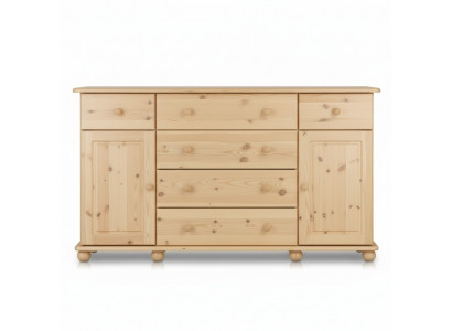 Design Kommode Handaarbecht Holz Anrichte Sideboard Schaf Neivoll Holz Miwwel Neien