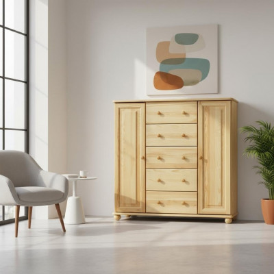 Massiv Kommod Sideboard Schaf Möbel Kommodalen Massivholz Schief Nue Anrichte
