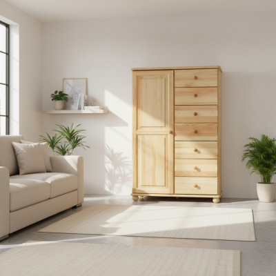 Massiv Kommode Sideboard Miwwel Schief Nei Anrichte Kommoden Schaf Massivholz