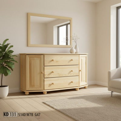 Massiiv Kommode Sideboard Miwwel Echt Holz Schief Nei Anrichte Kommoden Schaf