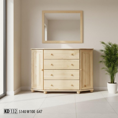Sideboard Massiv Kommode Schaf Miwwelen Kommouden Massivholz Schief Nei Anrichte