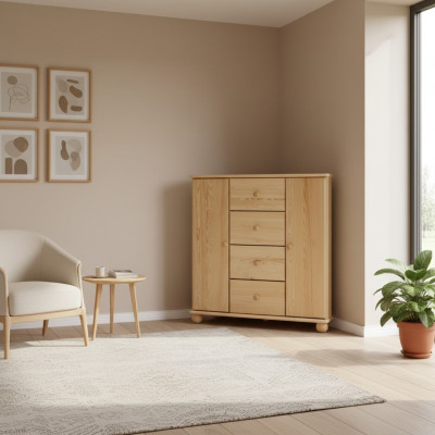 Eckschaf Schaf Regal Kommod Schafkommod Eckkommoden Massiv Sideboard Nei