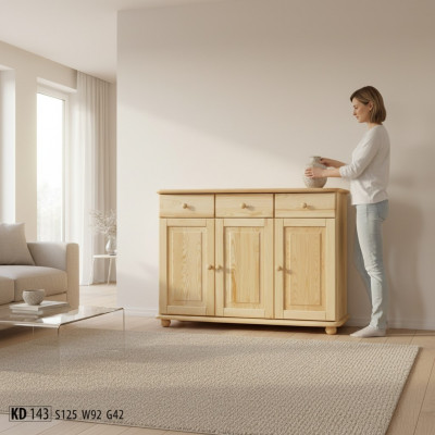 Sideboard Anrichte Kommode massiv Kiefer Wunnzëmmer vollmassiv Massivholz Holz