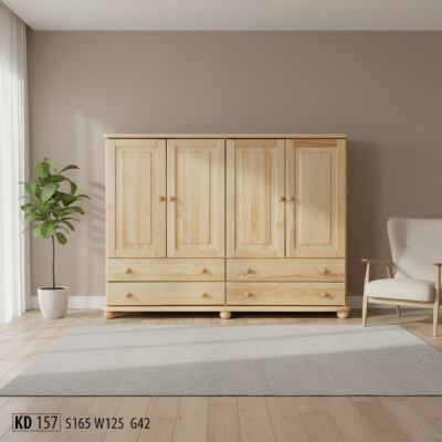 Kommodedesign Lowboard Anrichte Schaf Echt Holz Buffet Kommodden Säitboard