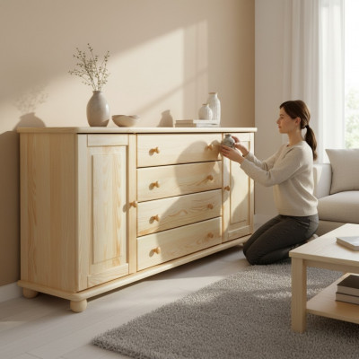 Anrichte Massiv Kommode Sideboard Schafsmöbel Kommoden Massivholz Lowboard Nei