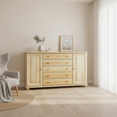 Massiv Kommett Anriichte Schaf Miwwelen Kommoden Massivholz Schief Nei Sideboard