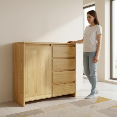 Kommoden Massiv Kommod Schiefen Nei Buffet Miwwelen Schaf Sideboard Massivholz
