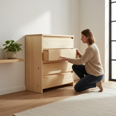 Massiv Komod Sideboard Schafsmöbel Massivholz Schief Schränker Neit Anrichte Komodem
