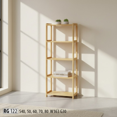 Wandregal Regal Bicherschaf Bicherregal Wunnwand Handaarbecht Holz Miwwelen Regalen