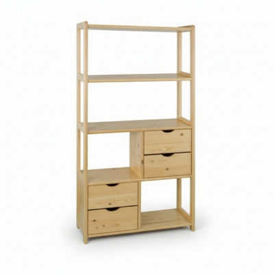 Massivholz Wandregal Regal Bicherregal Wunnwand Wunnzëmmer Wand Regaler Schaf Nei
