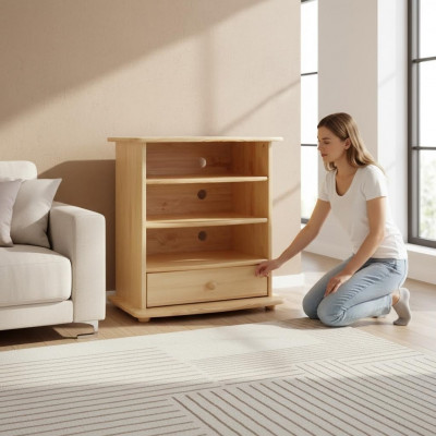 Massiv Kommod Schief Sideboard Miwwelen Kommoden Schief Nei Anrichte Massivholz