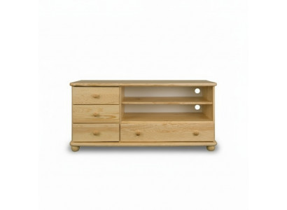 RTV-Säitenschaf Holzkommod Sideboards Wunnzëmmer Kommoden 124cm massiiv Miwwelen
