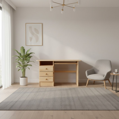 Schreifdësch Real Holz Massiven Dësch Büro Miwwelen Massiv Schreifdëscher Holzdësch
