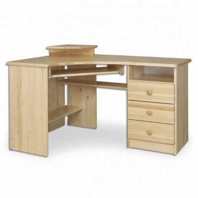 Schreibdësch Dësch Holz Schreibdëscher Dëscher Ecke Computer Massiv Massivholz