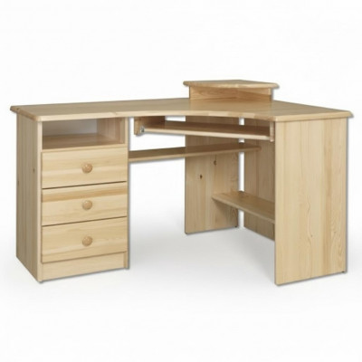 Dësch Holz Schreifdësch Dëscher Eckdësch Computer Schreifdësch Massiv Massivholz