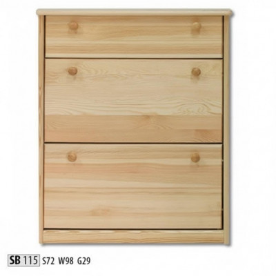 Schongkëscht aus echtem Holz handgemaachte Schongkipper Schongkëscht mat 3 Schief.