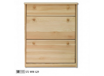 Schongkëscht aus echtem Holz handgemaachte Schongkipper Schongkëscht mat 3 Schief.