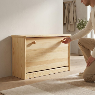 Schongstell Kiefer Komoudé Echt Holz Massiv Miwwelen Schongkipp Schonggestell