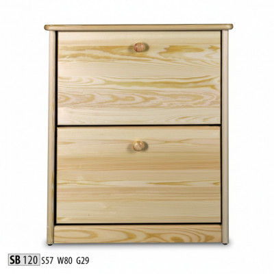 Schongeschaf 4-fach Kommode Massivholz Miwwelen Schongkipper Regal